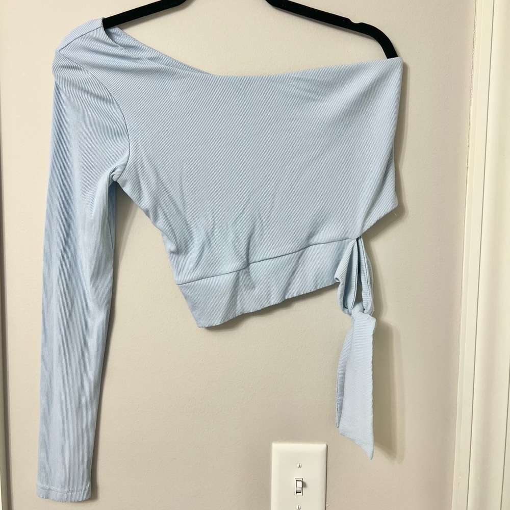 MOD on Trend one shoulder long sleeve  cropped top